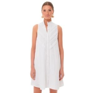 Tuckernuck Pomander Place white button up sleeve dress size medium